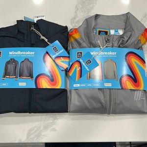 NEW One Aldi Gear Capsule Collection Windbreaker Size S UNISEX ALDI Grey OR Navy